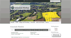 Desktop Screenshot of flintbek.de